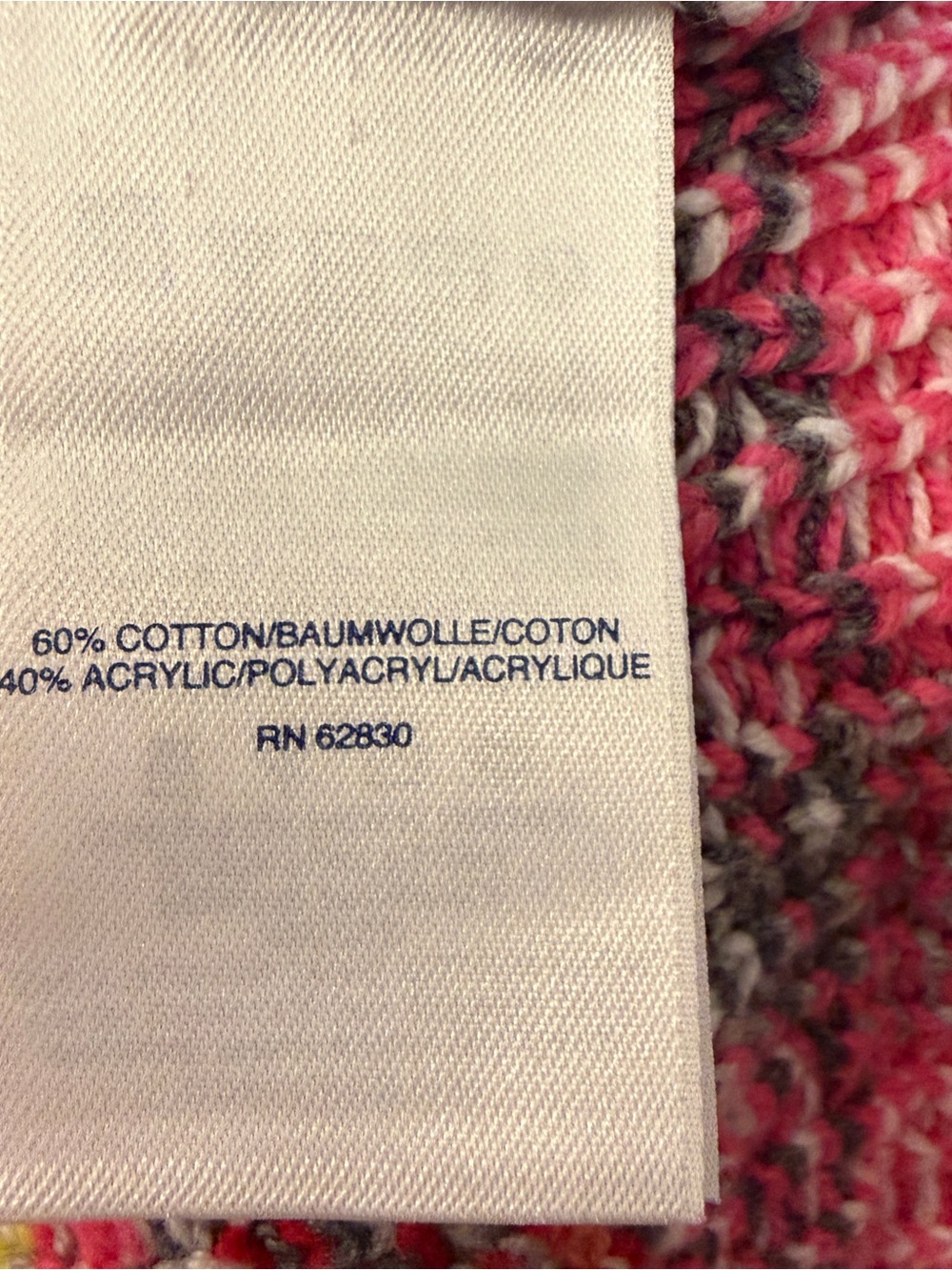 Lands' End Red Knit Tunic Sweater/ Dress, Pink Trim & Snowman Fair Isle M 10/12 - Picture 7 of 8